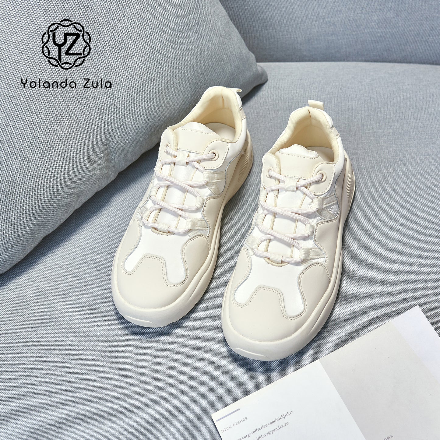 Breathable patchwork casual shoes