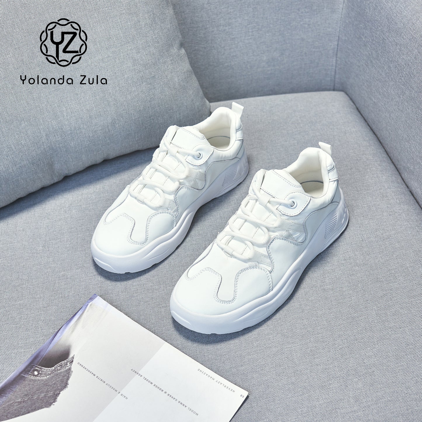 Breathable patchwork casual shoes