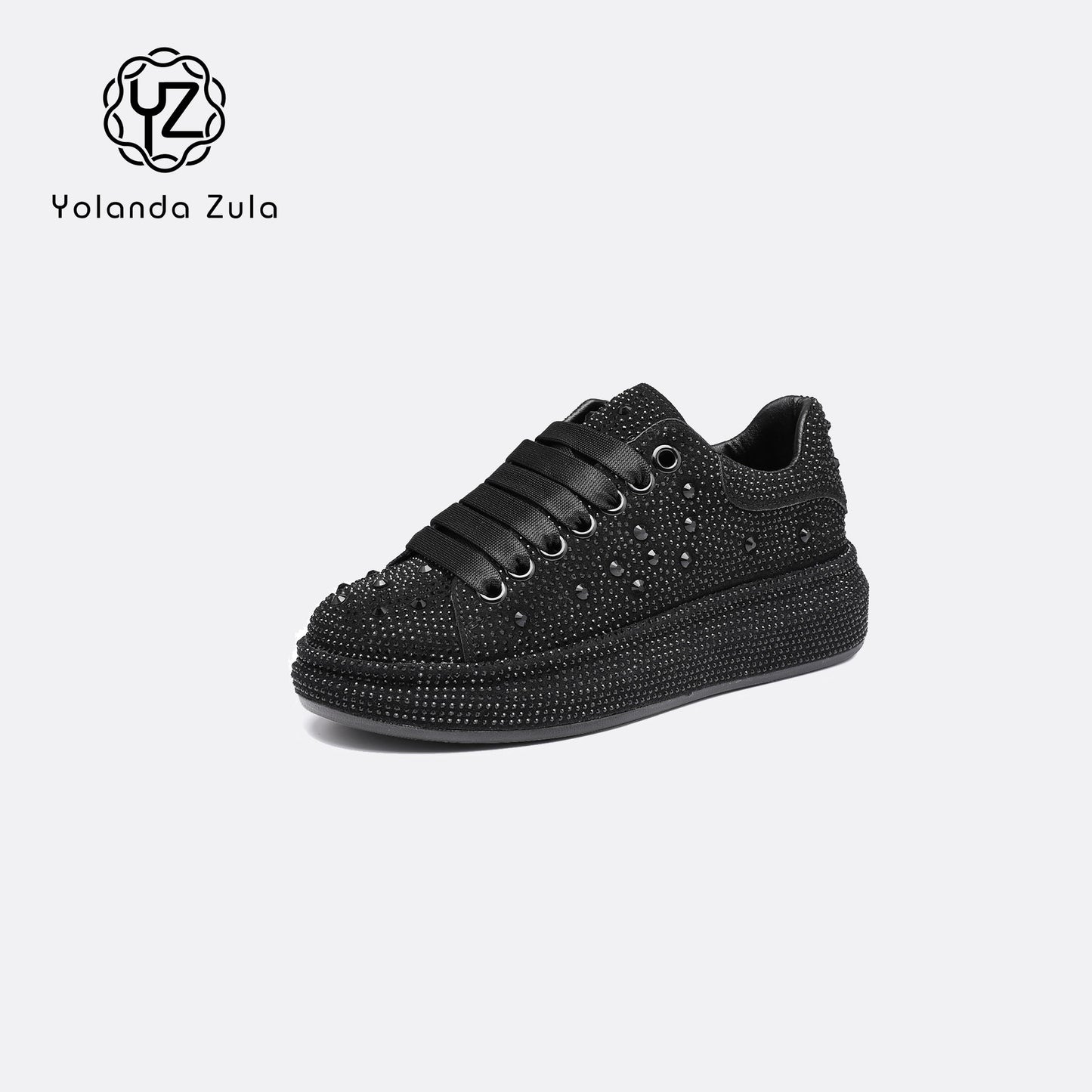 Women's thick soled high rise casual shoes