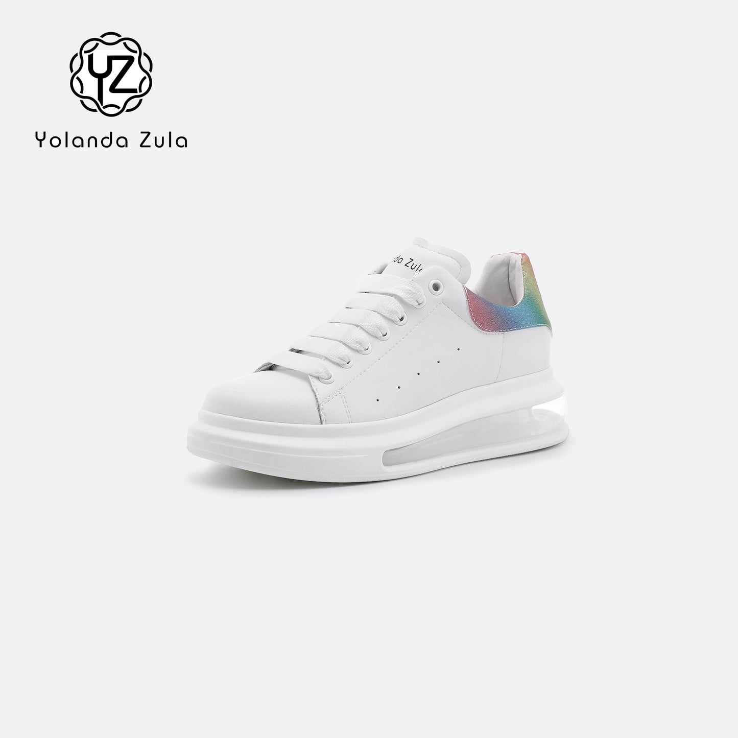 Casual soft sole small white shoes