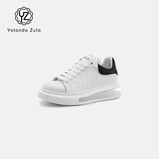 Casual soft sole small white shoes