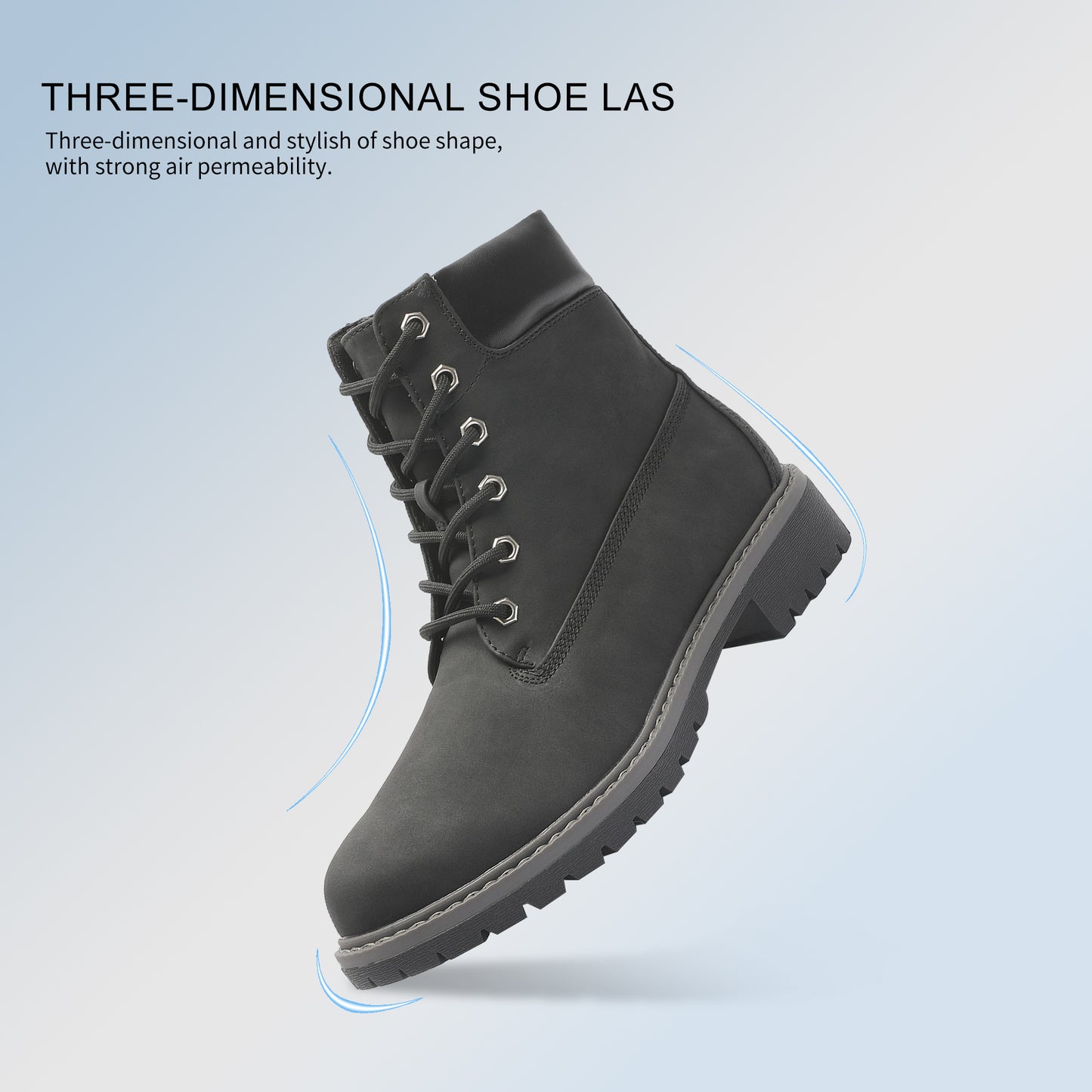 Waterproof Work Boot for Women Slip Resistant Ankle Bootie Outdoor Shoes High Top